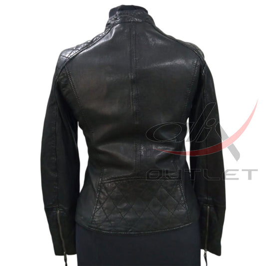 Women Fashion Leather Jacket