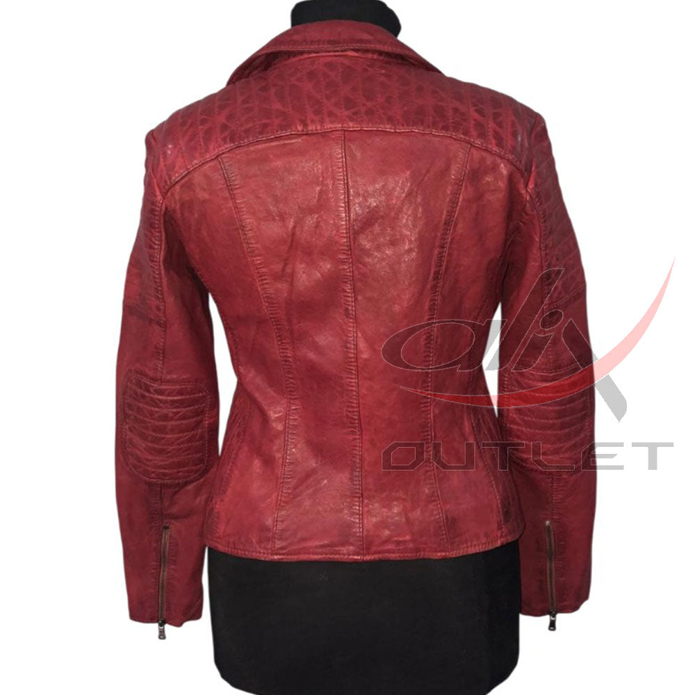 Women Fashion Leather Jacket