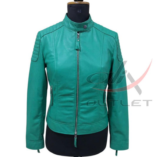 Women Fashion Leather Jacket