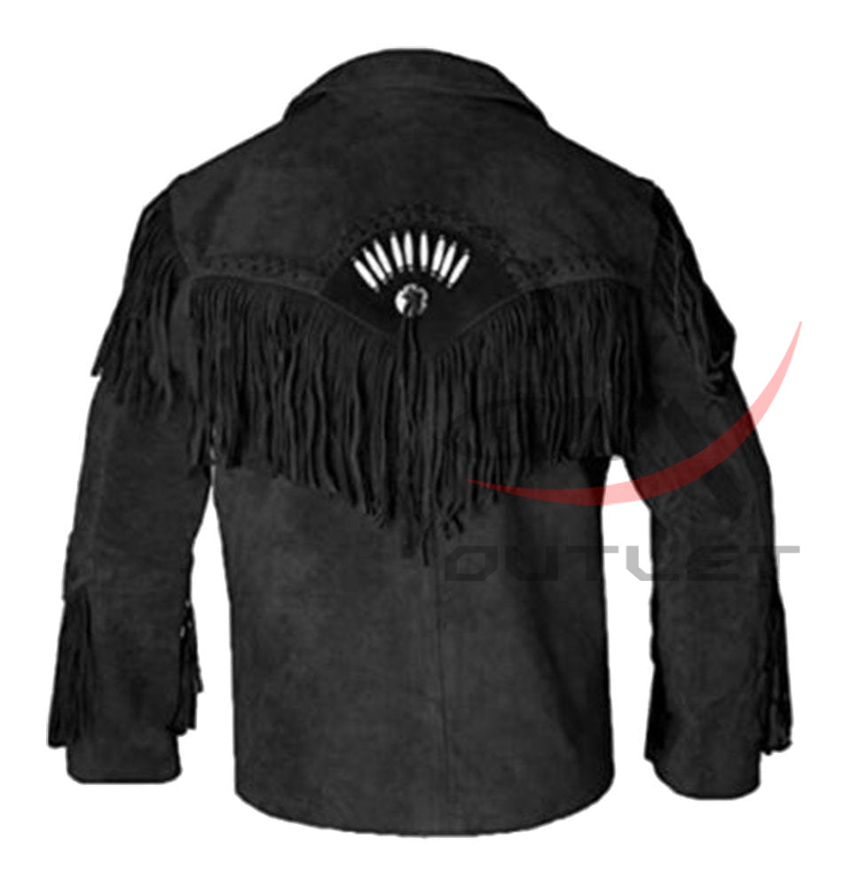Men's Western Style Suede Jacket image 1