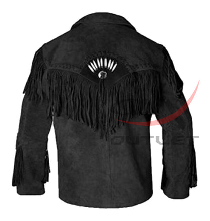 Men's Western Style Suede Jacket image 1