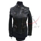 Women Fashion Leather Jacket