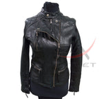 Women Fashion Leather Jacket