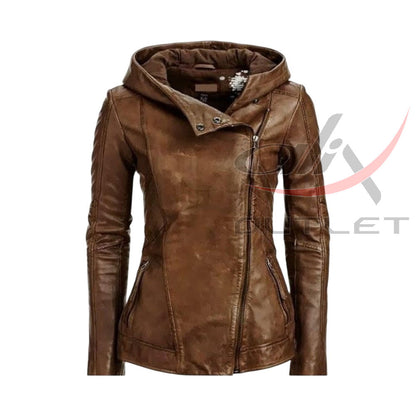 Women Fashion Leather Jacket