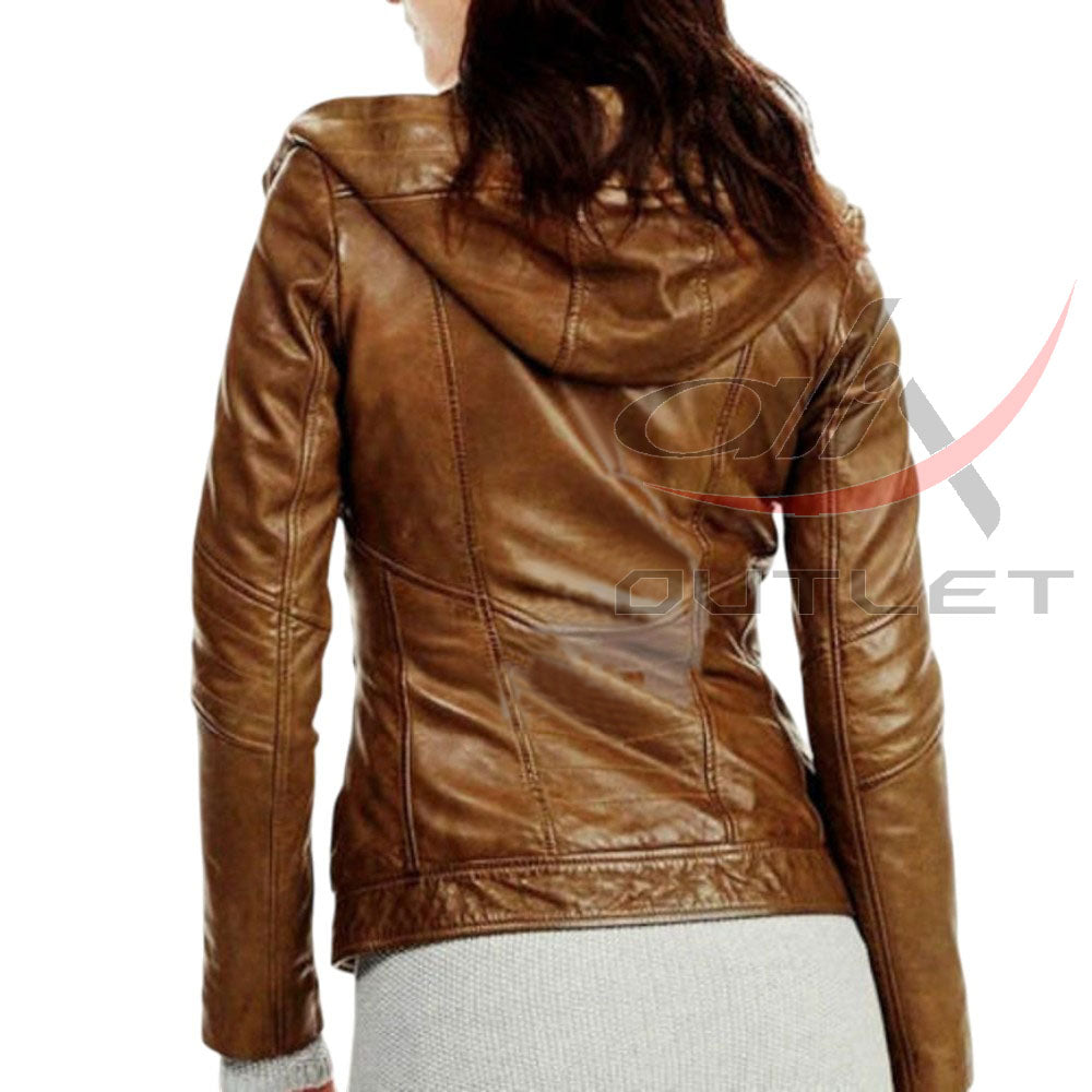 Women Fashion Leather Jacket