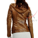 Women Fashion Leather Jacket
