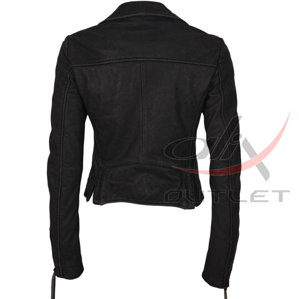 Women Fashion Leather Jacket