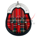 Royal Stewart Tartan Full Dress Leather Sporrans image 0