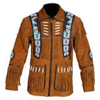 Men's Cowboy Bone & Beaded Jacket