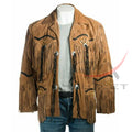 Men's Suede Jacket Bones & Bead Work