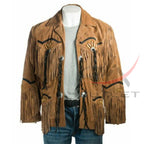 Men's Suede Jacket Bones & Bead Work
