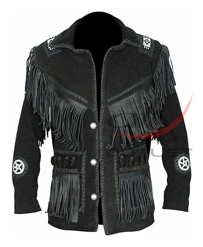 Men's Suede Fringed Jacket image 0