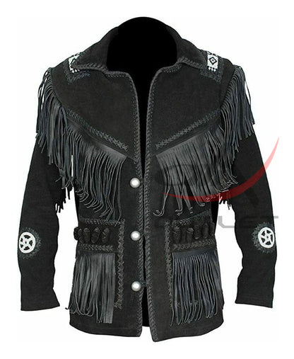 Men's Suede Fringed Jacket image 0