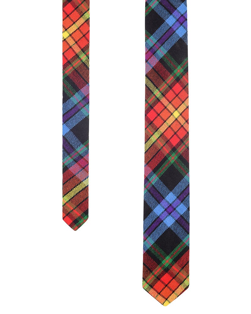 LGBTQ Pride Tartan NeckTie image 2