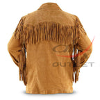 Men's Brown Western Style Cowboy Jacket image 1