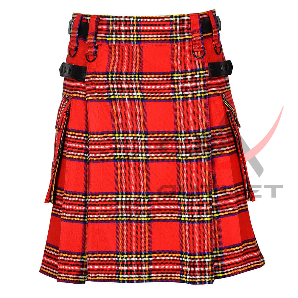 Royal Stewart Tartan Kilt Modern Utility Kilts image 0