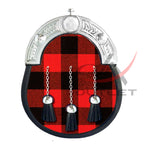 MacGregor Rob Roy Tartan Full Dress Leather Sporrans image 0