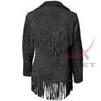 Western Black Suede Jacket for Women Cowgirl image 1