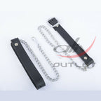 Scottish Sporran LGBTQ Pride Tartan Black Leather image 4