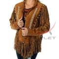 Cowgirl Bone & Fringed Jacket image 0
