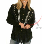 Western Style Suede Jacket for Her image 0
