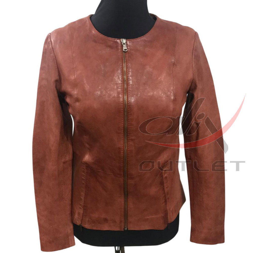 Women Fashion Leather Jacket
