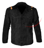 Men's Cowboy Sude Jacket Fringed image 0
