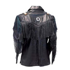 Men's Western Style Cowboy Leather Jacket