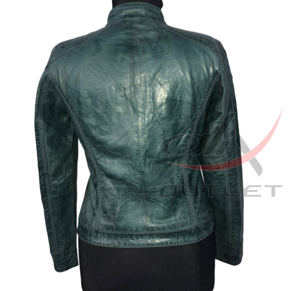 Women Fashion Leather Jacket