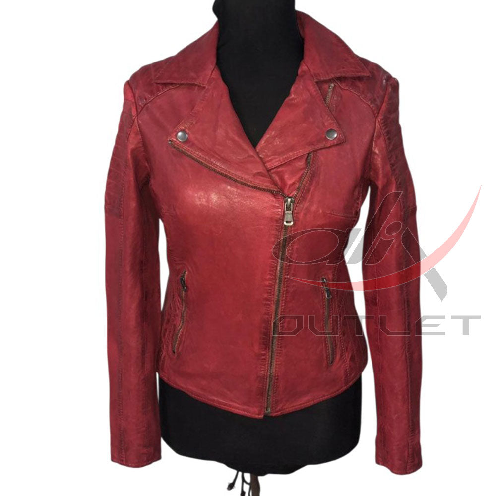 Women Fashion Leather Jacket