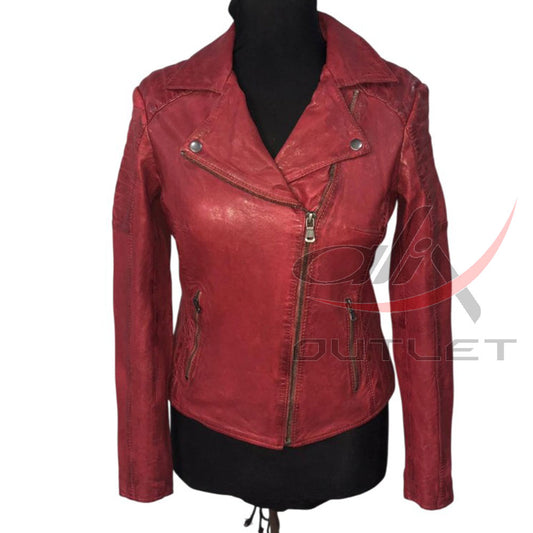 Women Fashion Leather Jacket