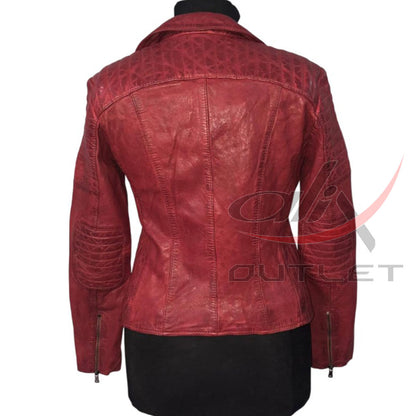 Women Fashion Leather Jacket