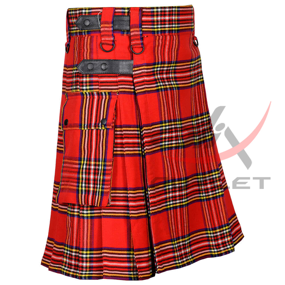 Royal Stewart Tartan Kilt Modern Utility Kilts image 1
