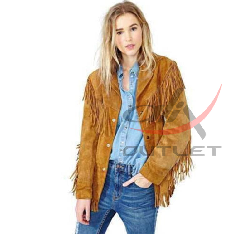 Cowgirl Fringed Suede Jacket image 0