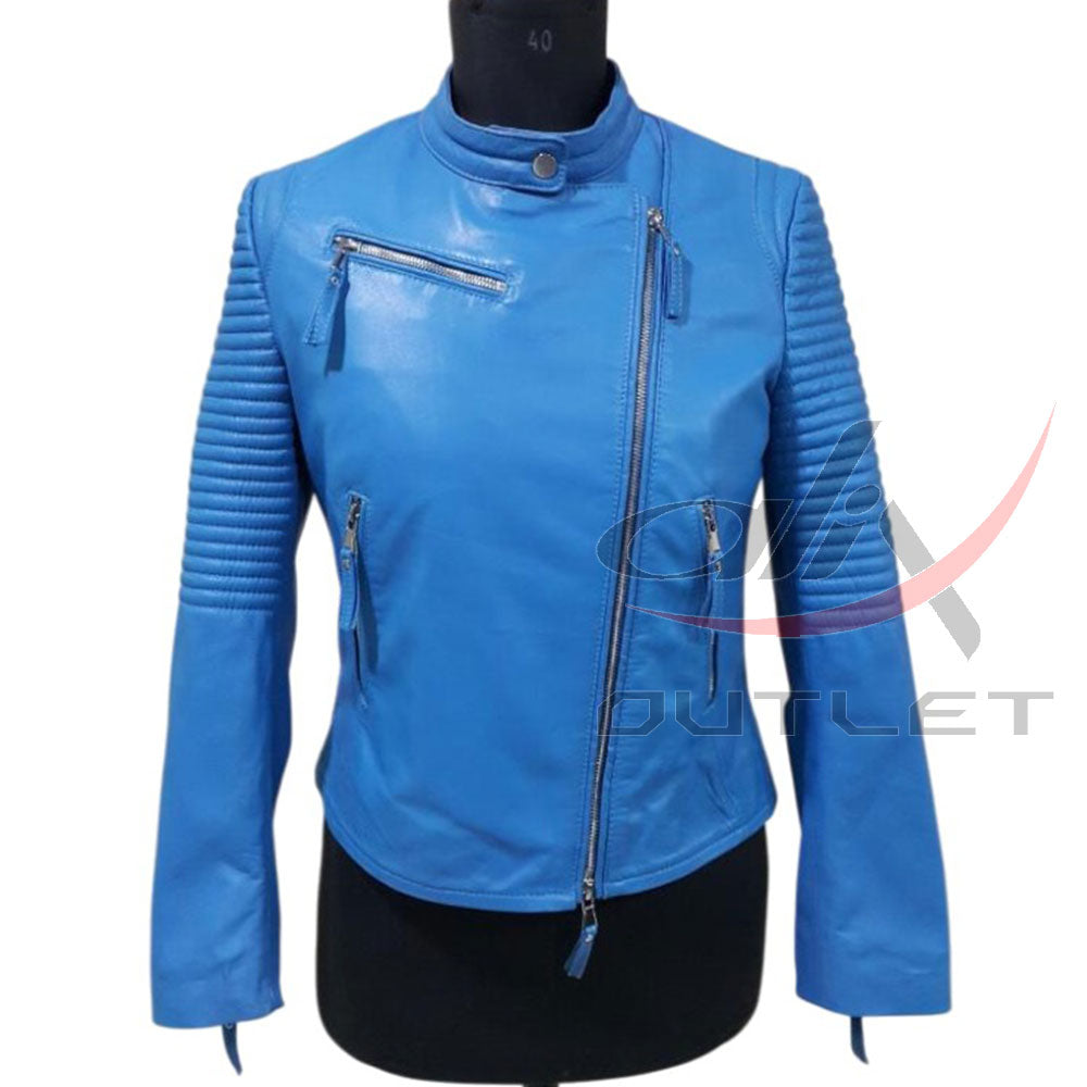Women Fashion Leather Jacket