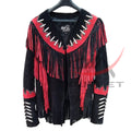 Women's Native Style Jacket with bone & beads image 0