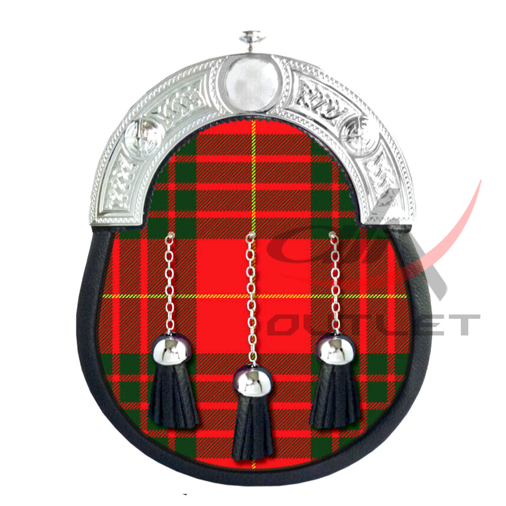 MacGregor Tartan Full Dress Leather Sporrans image 0