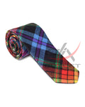 LGBTQ Pride Tartan NeckTie image 0