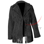 Western Black Suede Jacket for Women Cowgirl image 0
