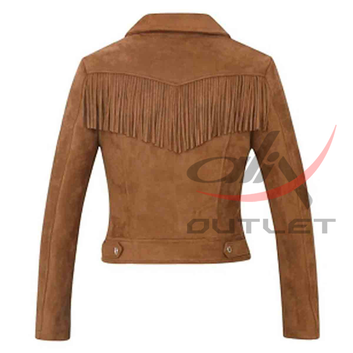 Women's Western Suede Leather Jacket image 1
