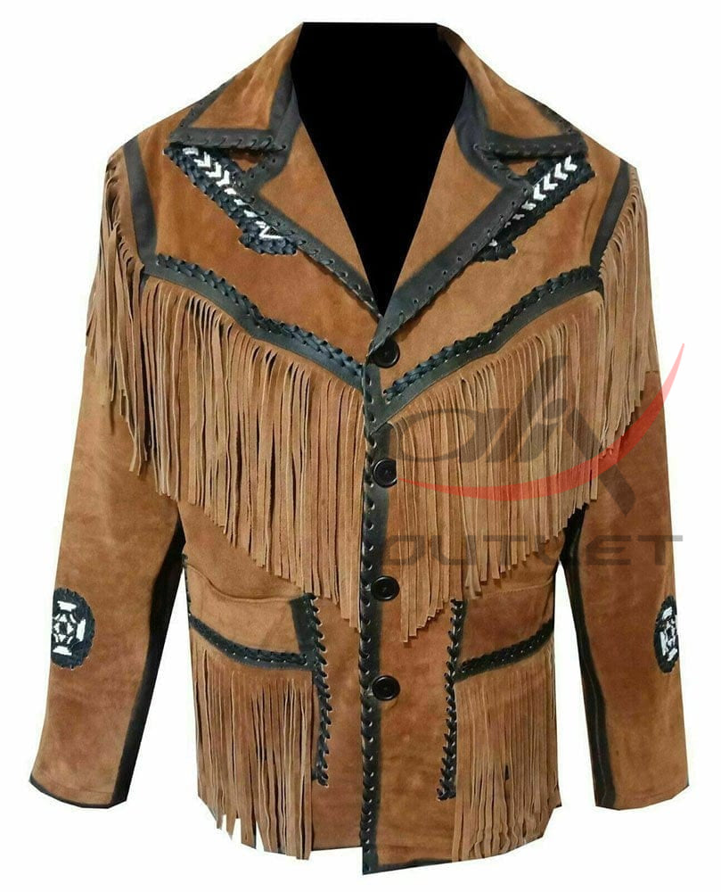 Cowboy Western Style Fringed Jacket image 0