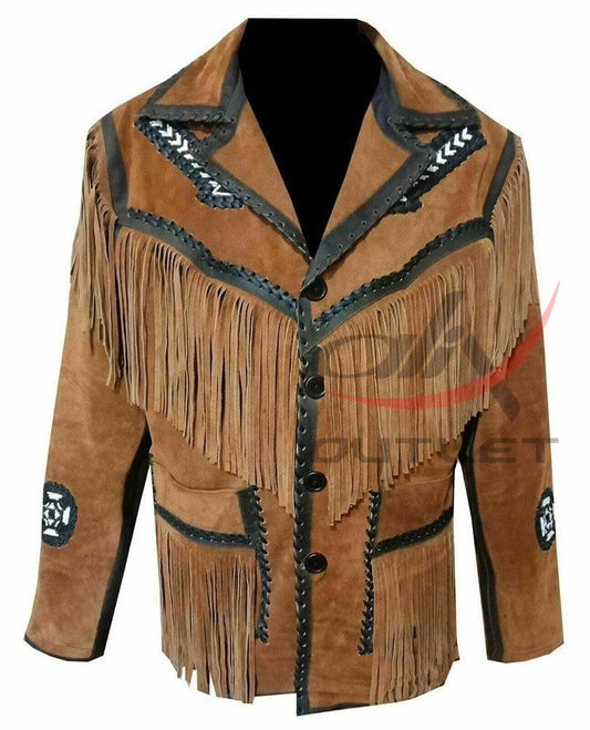 Cowboy Western Style Fringed Jacket image 0
