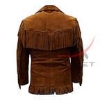 Men's Fringed Suede Jacket image 1