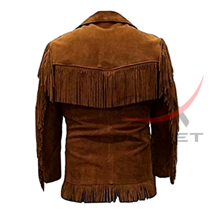 Men's Fringed Suede Jacket image 1