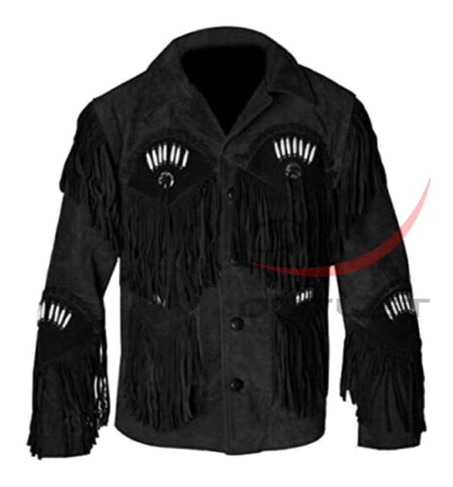 Men's Western Style Suede Jacket image 0