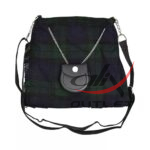 Scottish Black Watch Tartan Ladies Kilt Shaped Bag