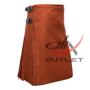 Saffron Tartan 8 Yard Kilt for Men Traditional Scottish Kilt - Image 1