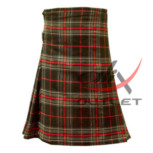 Spirit of Bruce Tartan 8 Yard Kilt for Men Traditional Scottish Kilt - Image 1