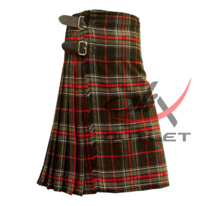 Spirit of Bruce Tartan 8 Yard Kilt for Men Traditional Scottish Kilt - Image 2