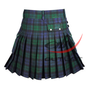 Black Watch Tartan Kilt Modern Utility Kilts - Image 2